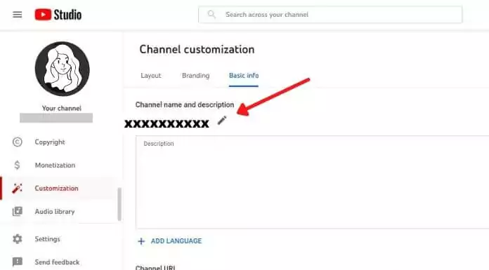Change YouTube Channel Name 