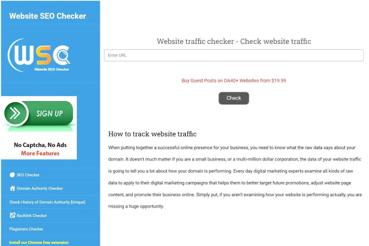Website Seo Checker